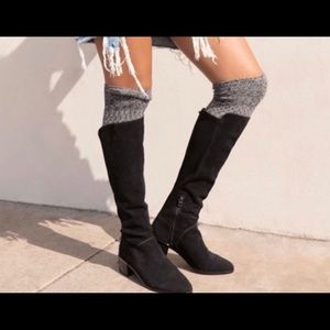 Richer Poorer Over the Knee Textured Socks